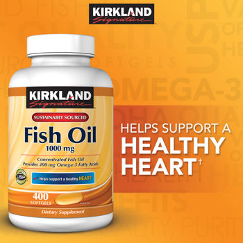 DẦU CÁ FISH OIL OMEGA 3 KIRKLAND 1000MG