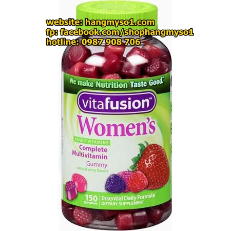 Kẹo dẻo bổ sung vitamin cho nữ VITAFUSION WOMEN’S MULTIVITAMIN 150 viên