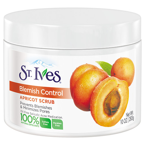Kem tẩy tế bào chết St. Ives Blemish Control Apricot Scrub 283g
