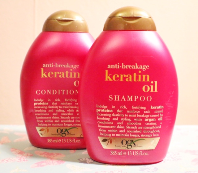 Dầu gội OGX ngăn tóc gãy rụng chẻ ngọn Anti-breakage OGX Keratin Oil