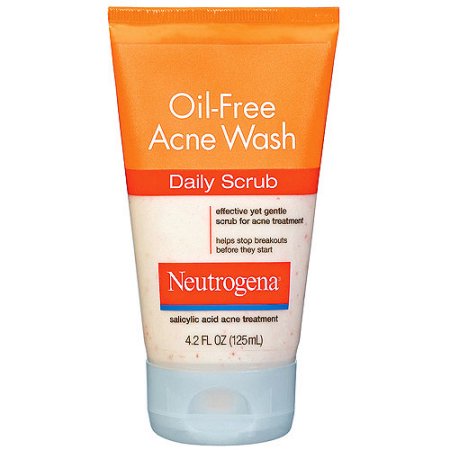 Sửa rửa mặt ngăn ngừa và trị mụn Neutrogena Oil-Free Acne Wash Daily Scrub 125ml