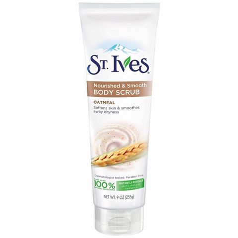 Tẩy tế bào chết toàn thân St.Ives Shea Body Scrub chiết xuất từ yến mạch