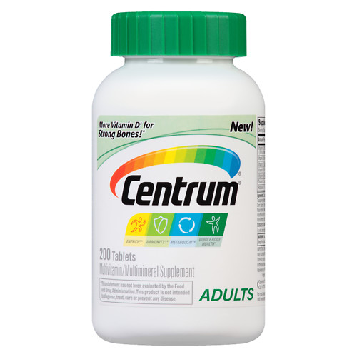 Vitamin Tổng Hợp Centrum Adults cho cả Nam và Nữ 200 viên